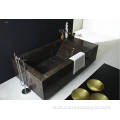 New design style natural marble bathtub square stone bathtubs
